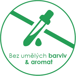 Bez umělých aromat a barviv