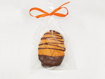 Tegral Satin Cream Cake Orange Velvet
