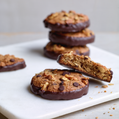 BIO oříšková kolečka s čokoládovými kousky